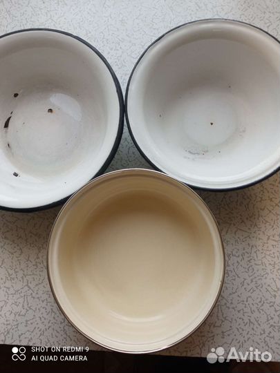 Чашки эмалированные