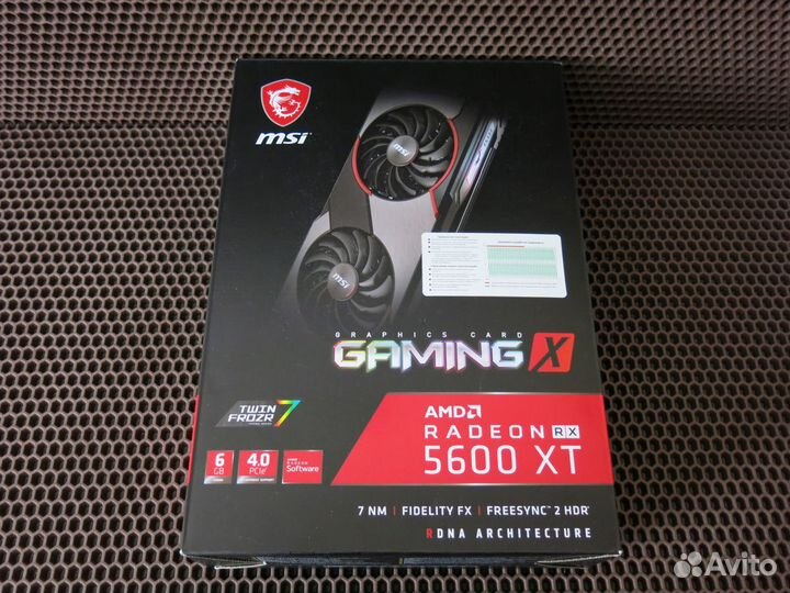 AMD RX 5600XT MSI Twin Frozr Gaming X