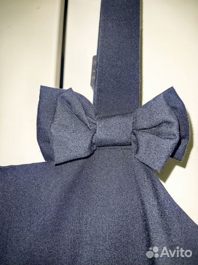 Сарафан школьный синий 164