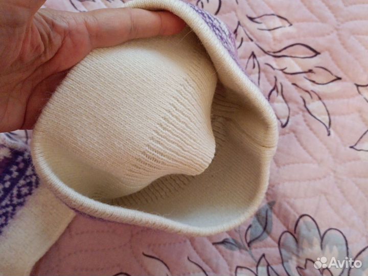 Комплект шапка и шарф женские