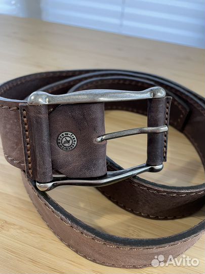 Ремень мужской кожаный Италия оригинал