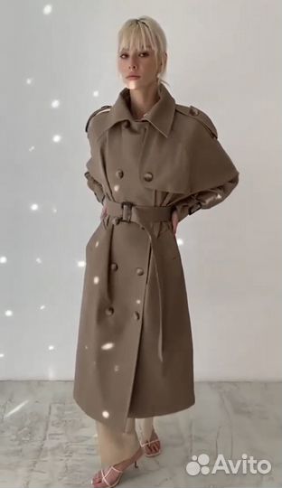 Тренч плащ hiss из ткани Burberry