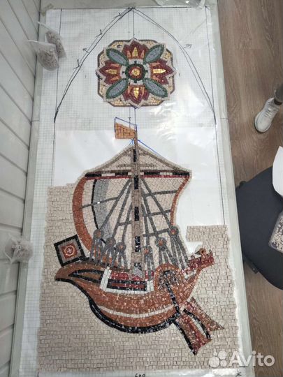 Панно мозаика художник мозаичист