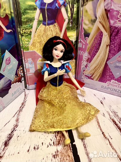 Дисней стор кукла Ариэль, Белоснежка, Рапунцель