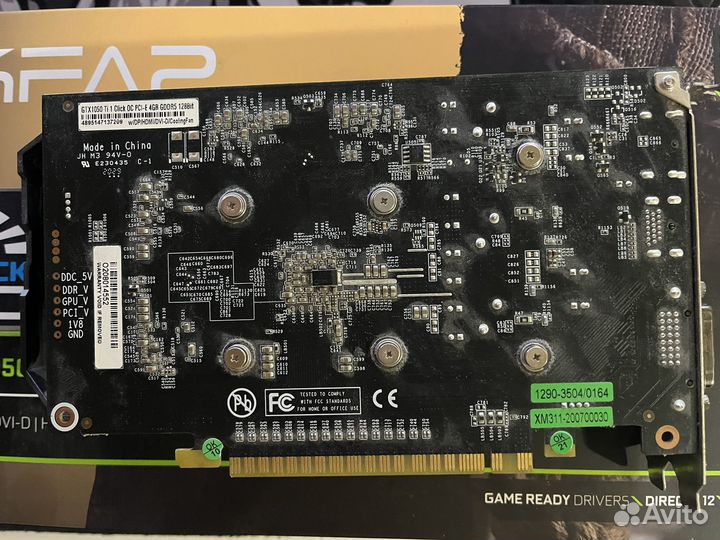 KFA2 Geforce gtx 1050ti 4Gb