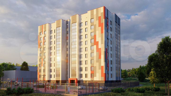 2-к. квартира, 63,6 м², 1/9 эт.