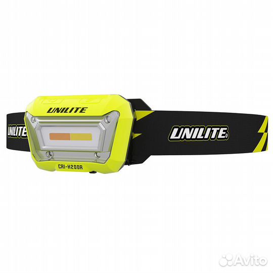 Налобный сенсорный фонарь 3 цвета Unilite CRI-H200