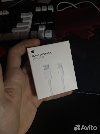 Оригинальный кабель apple usb c to lighting