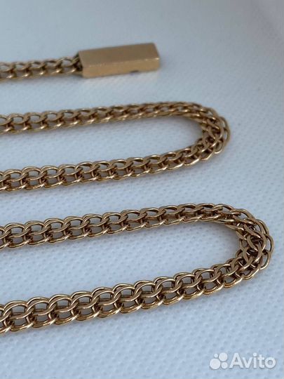 Цепь золотая мужская 585