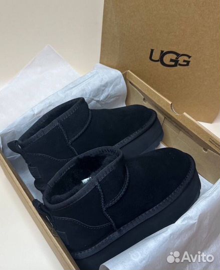 Ugg Ultra Mini Classic Black оригинал