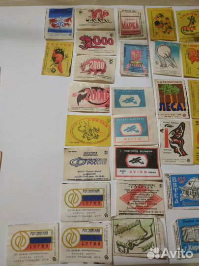Этикетки спичек СССР 50+шт