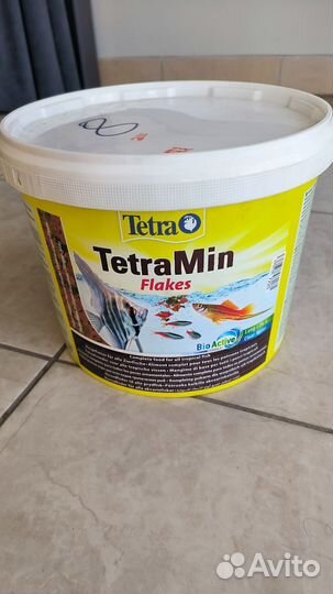 Корм для рыб Tetra min flakes 10 литров 2100г