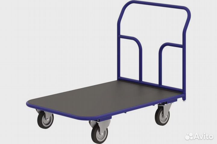 Тележка платформенная резина тпр 1 500х800