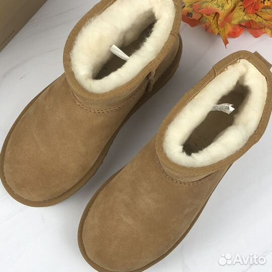 Угги Ugg Classic Mini Platform Chestnut