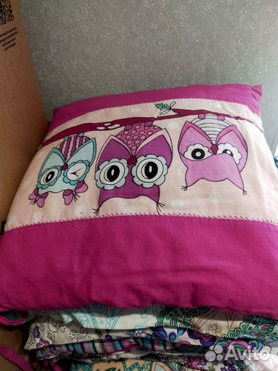 Бортики подушки в детскую кроватку