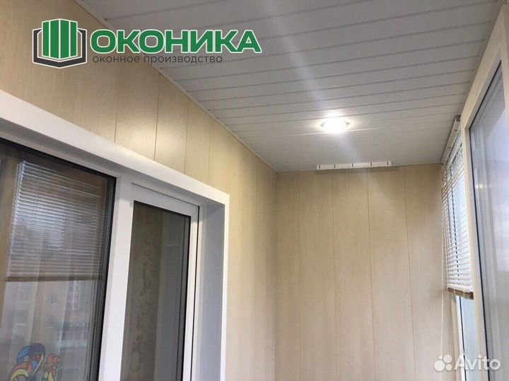 Балкон лоджии остекление