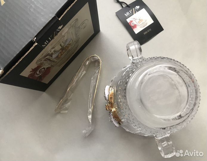 Стеклянное ведро для льда