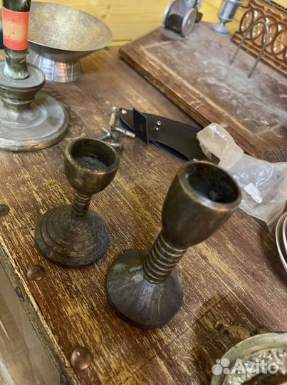 Подсвечник бронза