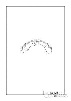 Колодки барабанные задние