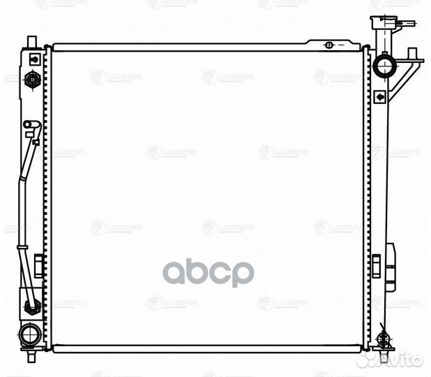 Радиатор охл. LRc 08123 luzar