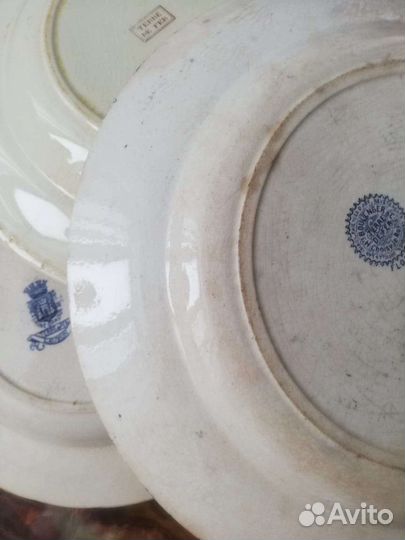 Антикварная посуда. Terre de Fer. Luneville