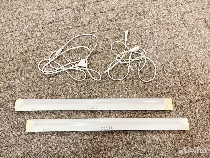 2 линейных светильника под лампы T5 G5