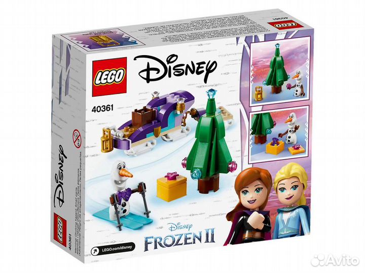 Lego Disney Frozen II 40361 Дорожные сани Олафа