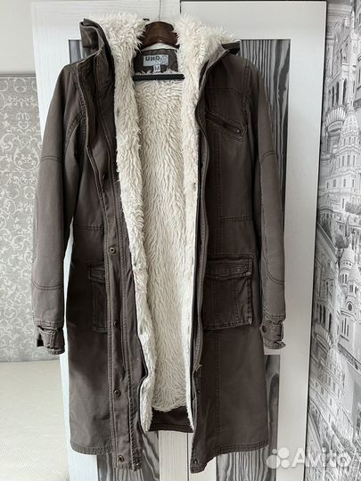 Парка женская с искусственным мехом