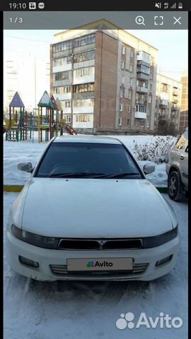 Mitsubishi Galant 1.8 AT, 1997, битый, 200 000 км