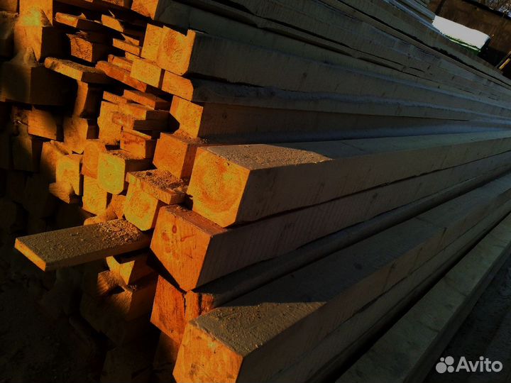 Брус из сосны для надежного строительства