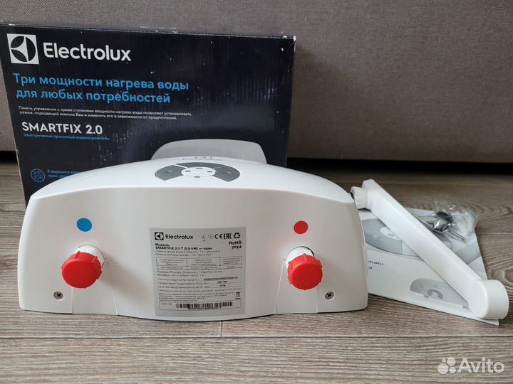 Проточный водонагреватель Electrolux 2.0 T 5,5квт