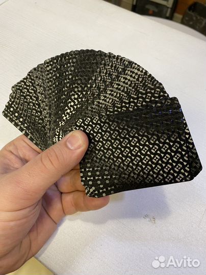 Черные пластиковые карты 54 шт (новые)