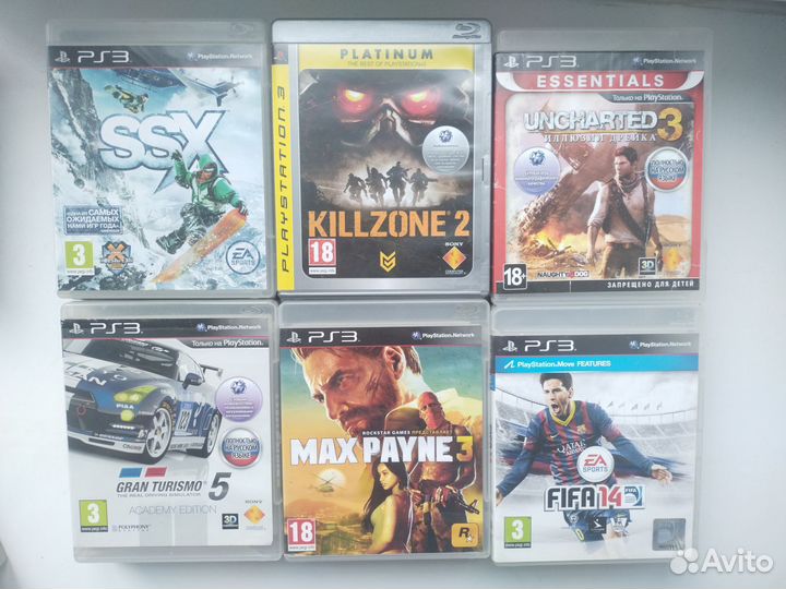 Диски на ps3