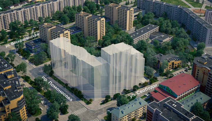 1-к. квартира, 48,4 м², 3/15 эт.