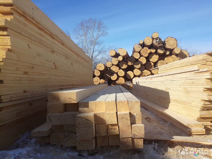 Пиломатериалы брус доска сосна
