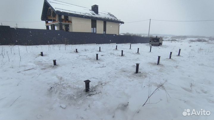 Винтовые сваи / Свайный фундамент под ключ