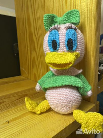 Вязанная уточка Поночка