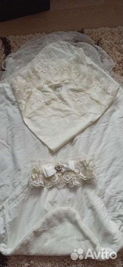 Конверт вязаный на выписку