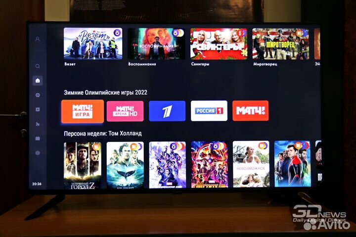 Candy.smart TV(Android).WI-FI.4K UHD.140 см