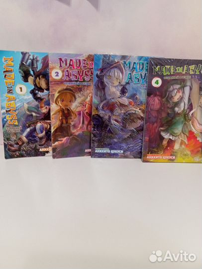 Комиксы набор 4 части, название создание в бездне