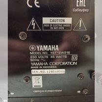 Сабвуфер yamaha YST SW 216