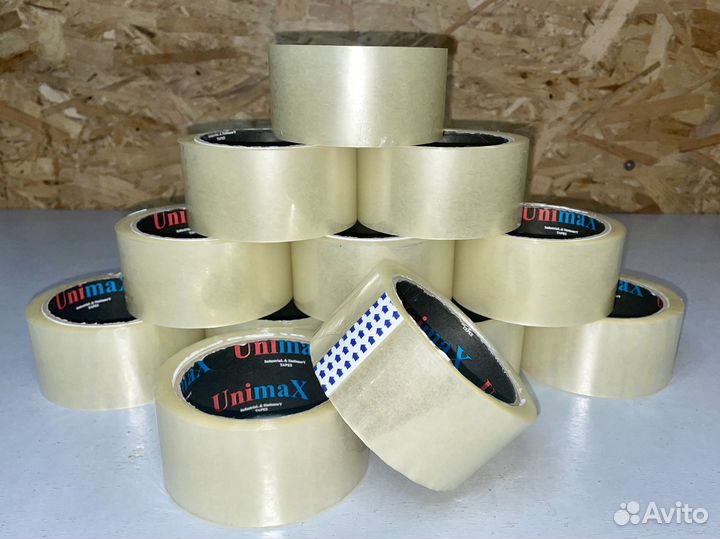 Скотч (клейкая лента) прозрачный - 66м, 150м