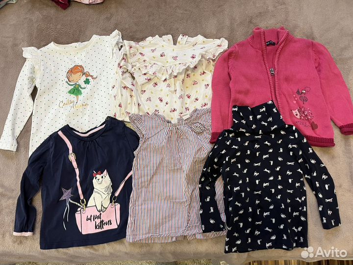Одежда на девочку пакетом 80-86