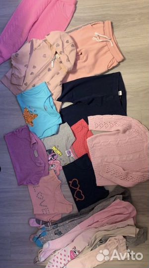 Детские вещи пакетом 86-92 на девочку