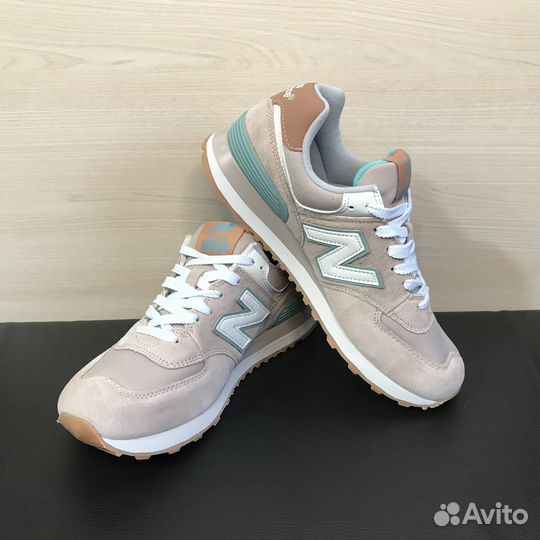 Кроссовки New Balance 574 розовые женские