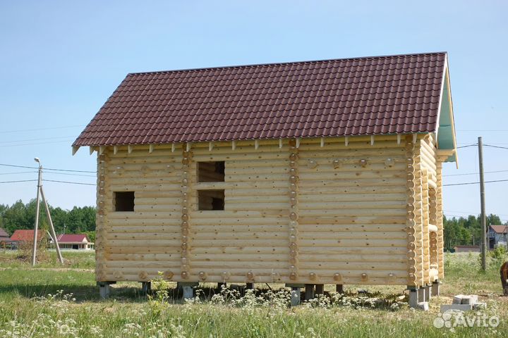 Сруб Дома. Диаметр бревна 22см