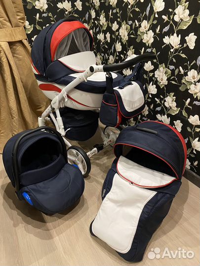 Коляска 3 в 1 adamex barletta