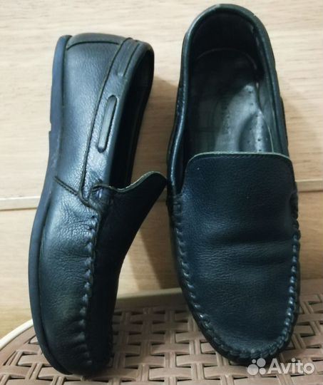 Мокасины 34р натур. кожа