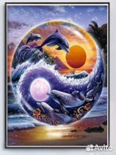 Алмазная мозаика Инь Янь