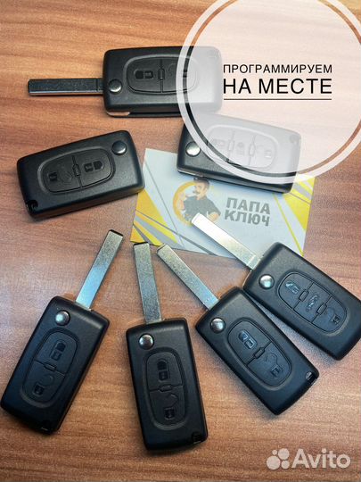 Ключи на все модели Пежо/Ситроен